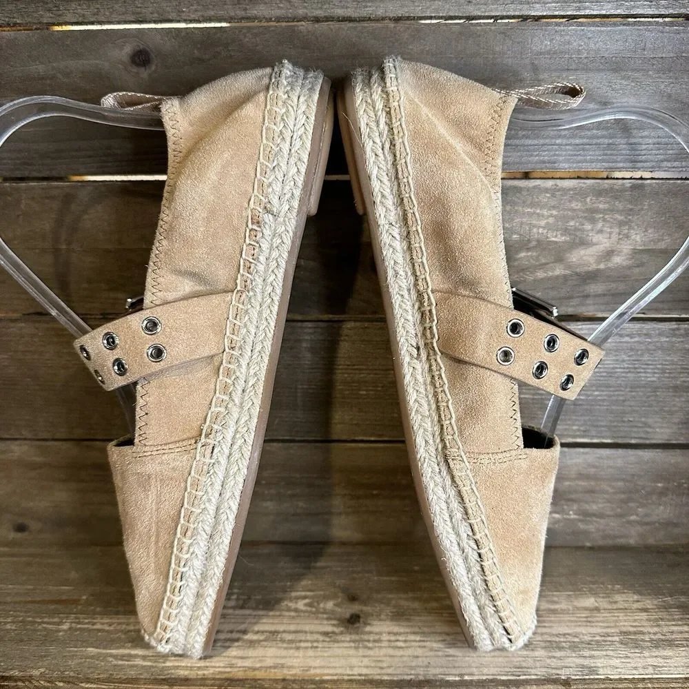 New $348 Womens Rag & and Bone Anteros Espadrille Suede Shoes Size EUR 39 US‎ 9